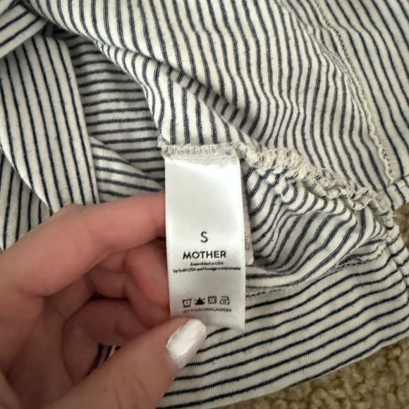 MOTHER Gray Boxy Short Sleeve T-Shirt - Picture 7 of 8